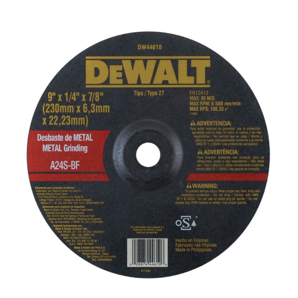 DISCO DESBASTE 9"