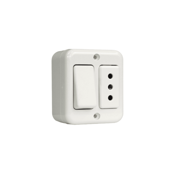 ENCHUFE C/INTERRUPTOR SOBREPUESTO