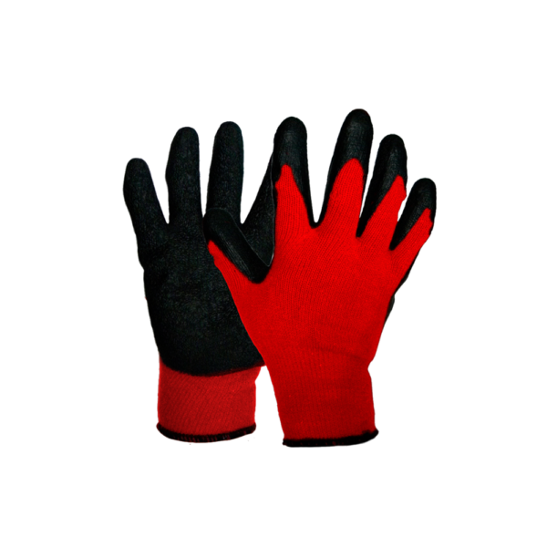GUANTE ROJO C/NEGRO